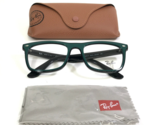 Ray-Ban Eyeglasses Frames RB7209-F 8214 Black Green Square Asian Fit 55-... - $84.14