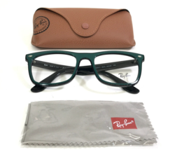 Ray-Ban Eyeglasses Frames RB7209-F 8214 Black Green Square Asian Fit 55-... - £66.21 GBP