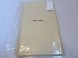 Calvin Klein Solid Sateen Sandstone Dahlia Tailored King Bedskirt NIP - $67.85