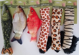 Plush Kitten Cat Toys Fish and Animal Legs-Tails, Rattles, 1/Pk, Select: Type - £2.74 GBP