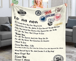 Gifts for Mom from Daughter Son to My Mom Blanket Mom Gifts from Daughte... - $37.22