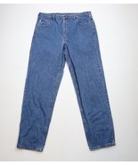 Vintage Y2K Carhartt Mens 40x34 Faded Spell Out Straight Leg Denim Jeans... - $59.35