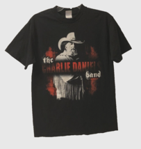 $15 The Charlie Daniels Band 2007 Tour Concert Black Country Rock C&amp;W T-Shirt L - £13.83 GBP