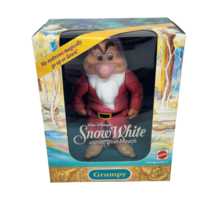 Vintage 1992 Mattel Disney Snow White Seven Dwarfs Grumpy Doll New In Box 10223 - £14.98 GBP