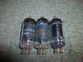 Vintage Lot of  3  6BH6 Vacuum Tubes All Tested Good - $9.89