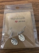 Made With Love Designer Fashionable Earrings Hook Stainless Steel - $9.50