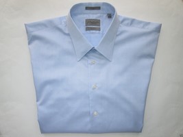 John W Nordstrom French Traditional Point Solid Men Dress Shirt Skyblue 19 | 31 - £34.93 GBP