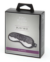 Fifty Shades Of Grey Play Nice Satin &amp; Lace Blindfold - £16.41 GBP