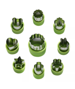 9 Stainless Steel Fruit &amp; Vegetable Cutter Set - Mini Cookie Shapes Slic... - $10.93 CAD