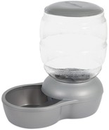 Petmate Replendish Pet Feeder with Microban Pearl Silver Gray - Small - £26.17 GBP