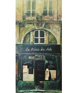 Large Vintage Signed French Oil Painting /Canvas Restaurant in Paris 119... - €156,52 EUR