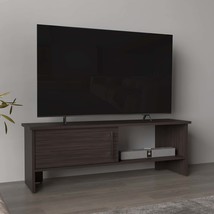 Sleek TV Stand with 1 Door &amp; 1 Shelf - Stylish Media Console Furniture - $165.99