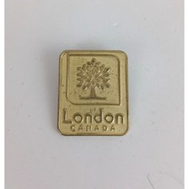 London Canada Gold Tone Lapel Hat Pin - $5.45