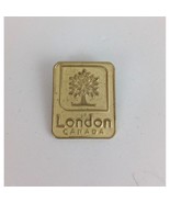 London Canada Gold Tone Lapel Hat Pin - $5.45