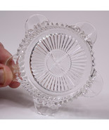 Vintage Clear Glass Starburst Ashtray 5 Tabs Retro Restaurant Ware Style... - $8.75