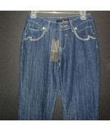 NEW Mesmerize Jeans Women&#39;s Size 2 Dark Rinse Bootcut - £11.76 GBP