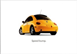 Speed Bump The New Turbo Volkswagen Beetle Vintage Postcard c1999 (CC7) - $8.48