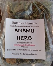 Anamú Herb/Guinea Hen Weed/Dried Leaves and Stems/1oz./Free Shipping - $11.95