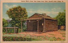 Denton Offut&#39;s Store New Salem State Park Lincoln&#39;s New Salem IL Postcard PC373 - £3.92 GBP