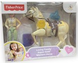 NEW Fisher Price Loving Family Dollhouse ASPEN GOLD WESTERN HORSE w/ SOU... - £43.58 GBP