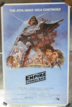 VTG 1993 Star Wars Empire Strikes Back 40 x 26 Rerelease Movie Poster Zi... - $49.45