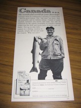 1960 Print Ad Canadian Government Travel Fishing Ottawa,Canada - $10.51