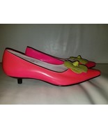 N.Y.L.A. Neon New Wave Super Pointy Toe Pumps Shoes Kitten Heel Y2K Does... - $1,060.13 MXN