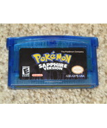 Pokemon Sapphire GBA Gameboy Advance Video Game Cartridge Excellent Cond... - £12.56 GBP