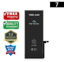 iPhone 7 1960mAh Capacity Replacement Battery Lithium A1660 A1778 A1779 - $289.97 MXN