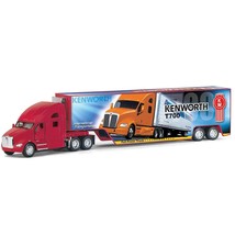 KiNSMART Kenworth T700 Semi Truck Container 13&quot; 1:68 Scale Die Cast Meta... - £65.52 GBP