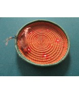 Handwoven Wicker Basket Covered Basket Made In Kenya Zulu Tribe  Africa ... - $102.57 CAD