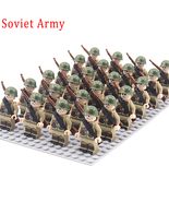 24pcs/Lot WW2 Military Soldiers Building Blocks Weapons Action Figures T... - £28.30 GBP