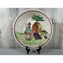 Vintage The Ironstone Serving Bowl Pineapple Wine Grapes Cheese READ - £17.77 GBP
