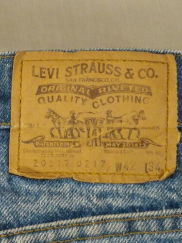 Primary image for Levis 517 Saddleman 20517-0217 Jeans Orange Tab Size 42 x 34 Vtg 80s Distressed