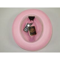 Men's Summer Spring Braid Straw style Hat by BRUNO CAPELO JULIAN JU902 Pink image 6