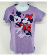 Disney Uniqlo Mickey And Minnie In Love T Shirt Size M - £19.37 GBP