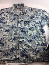 Mens High Sierra Hawaiian Aloha Friday Surfer Shirt XL Extra Large Cotton - £19.04 GBP