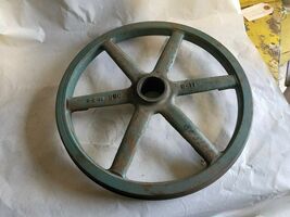 NOS Unbranded 14-19/16" dia. Flat Idler Pulley with single Lip/Flange 1.... - $69.99