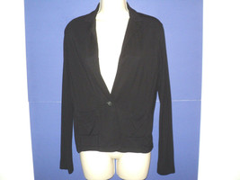 CAbi Jacket Size X Small Black, No Lining, Long Sleeves, Single Button Closure - £15.95 GBP