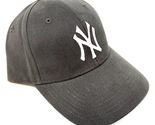 MVP New York Yankees NY Logo Baseball Dark Grey Curved Bill Adjustable Hat - £15.37 GBP