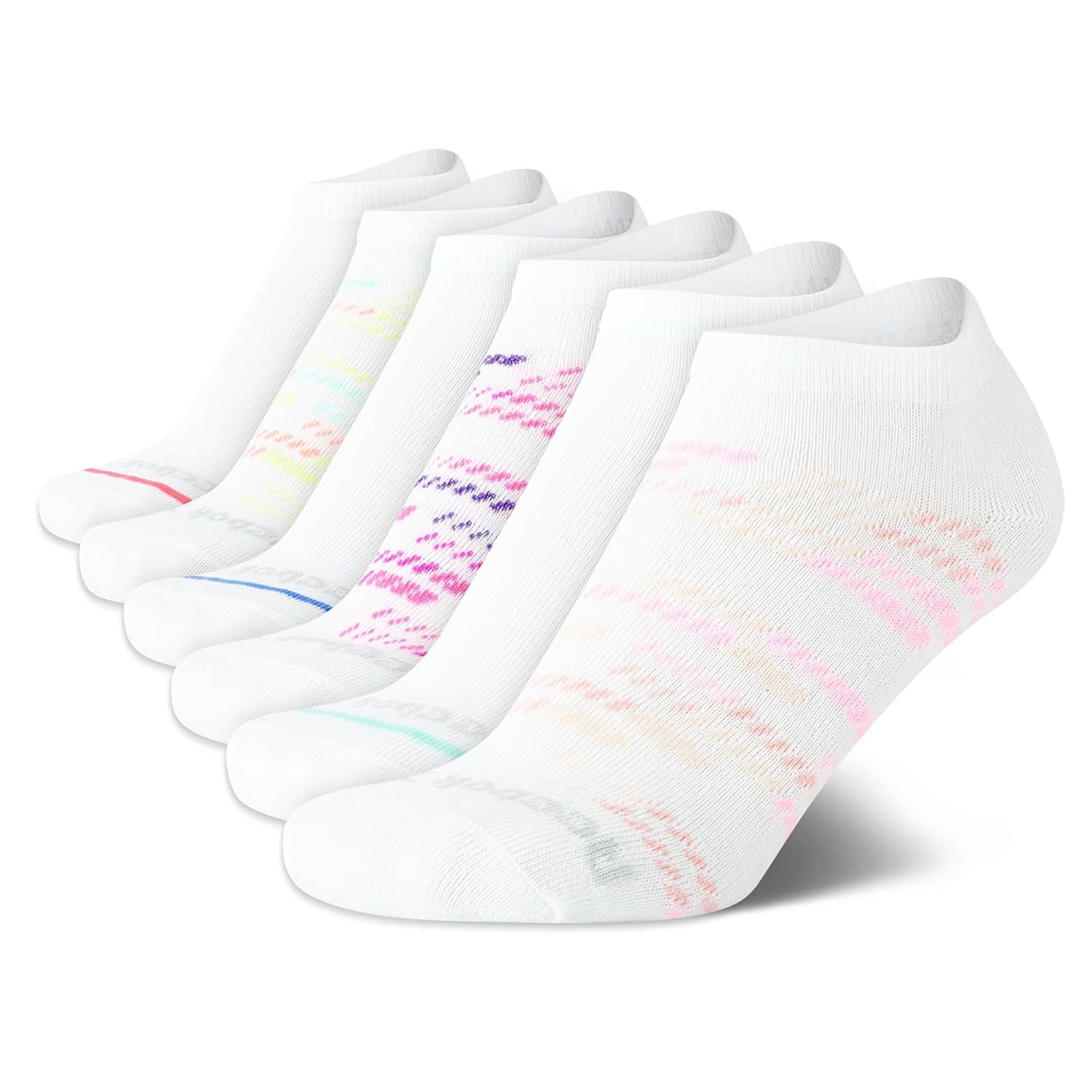 Primary image for Reebok Women's Athletic Socks  Performance Low Cut Socks (6 Pack), Size 4-10, Wh