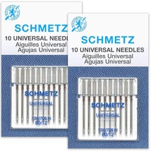 Schmetz Universal Sewing Machine Needles - Size 80/12-2 Cards - 20 Needles - $17.99