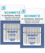 Schmetz Universal Sewing Machine Needles - Size 80/12-2 Cards - 20 Needles - £15.63 GBP