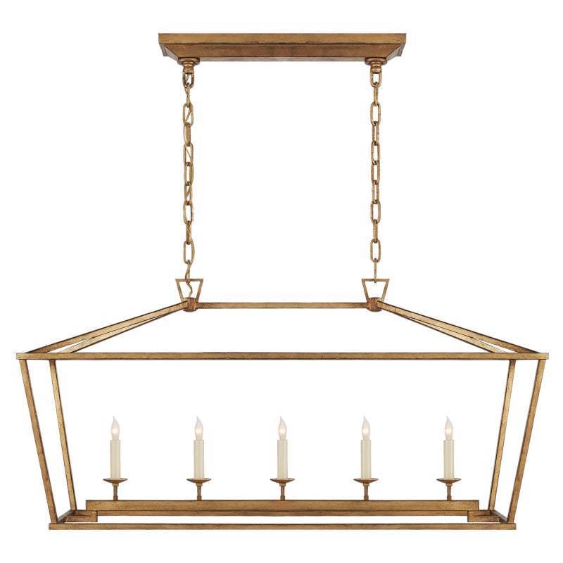 NEW Visual Comfort Darlana Chandelier 2156 Open Cage Linear Island Dining Table - $1,088.00