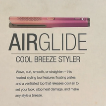 Calista AirGlide Styler Cool Breeze Styler ( Peach Mai Tai) 1” straightener - $35.00