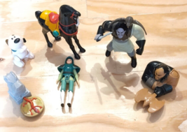 1998 Disney Mulan McDonald&#39;s Happy Meal Toys Vintage Set of 6 Characters - $18.74