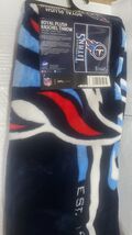 Tennessee Titans 50&quot; by 60&quot; Restructure Plush Raschel Throw Blanket - NFL - $33.94