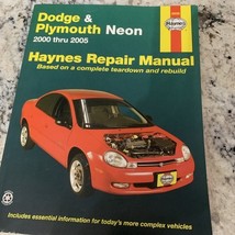 Dodge &amp; Plymouth Neon 2000 thru 2005 Haynes Repair Manual 30036 - €11,07 EUR