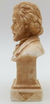 Vintage Verdi Hand Carved Bust Sculpture Made In Italy G.R apprx. 4.25&quot; Tall - £22.74 GBP
