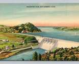 Angostura Dam Hot Springs South Dakota SD UNP Unused Linen Postcard M5 - $3.15